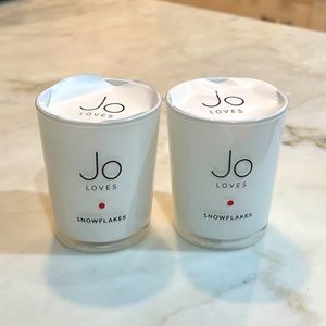 (2) Jo Loves 'Snowflakes' Candles - by Jo Malone - 70ml each